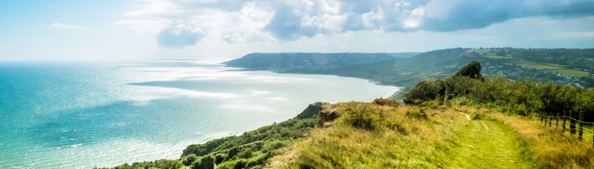 English holiday countryside near Charmouth Dorset