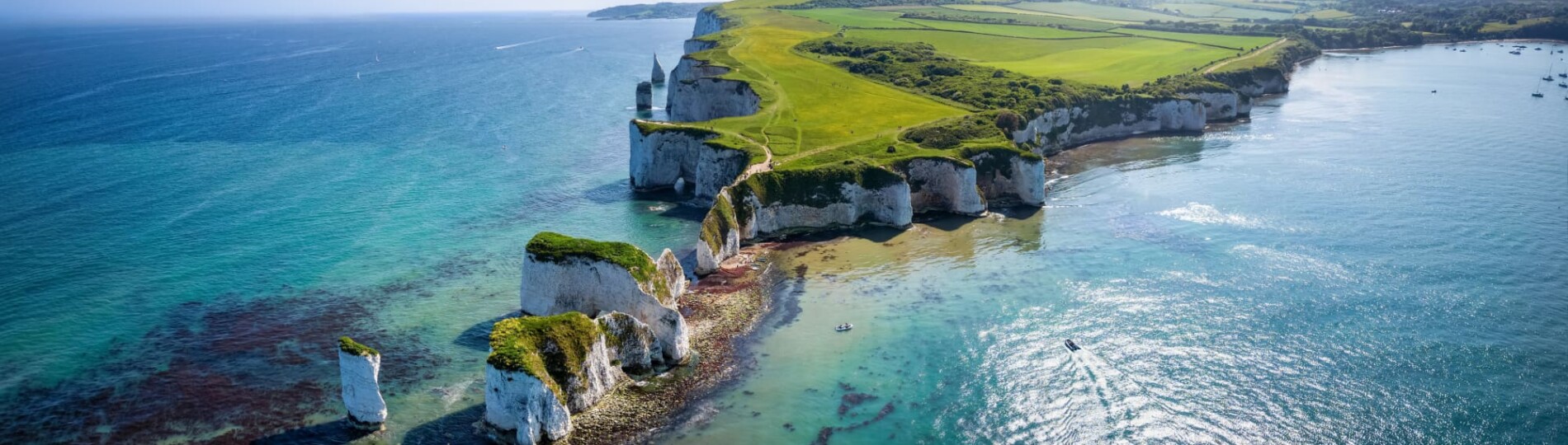 Old Harry Rocks headland, Dorset, England