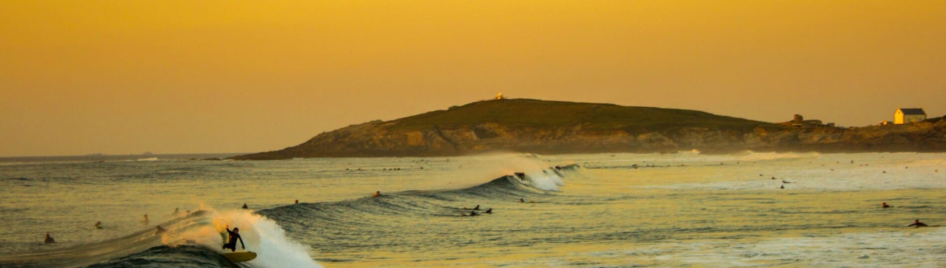 Sunset Surfer Fistral Beach